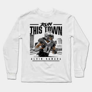 Alvin Kamara New Orleans Run This Town Long Sleeve T-Shirt